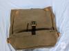 Canvas Rucksack Backpack, 16"x15"x5", Adjustable Strap, Front Zipper Pocket, Tan Canvas Bag
