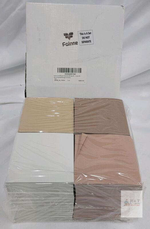 Fainne 60-Pack Colorful Sticky Notes, 3x3 in, 50 Sheets/Pad, Vintage Colors, Sealed Bulk Set