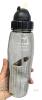 As-New Pier One 4pc Shot Glasses Set, 14oz Stainless Steel Double Walled Travel Mug System92, Air Canada Vacations Plastic Water Bottle & Vintage Avon Goldtone Crystal Bracelet 7" Long - 4