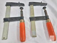 Diepaca 150 mm DIN 5117 Bar Clamps with 50 mm Throat Depth