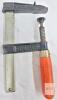 Diepaca 150 mm DIN 5117 Bar Clamps with 50 mm Throat Depth - 2