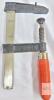 Diepaca 150 mm DIN 5117 Bar Clamps with 50 mm Throat Depth - 3