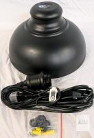 Matte Black 11" Industrial Pendant Light UL Listed E309084, Metal Shade, E26 Base, 8ft Cord
