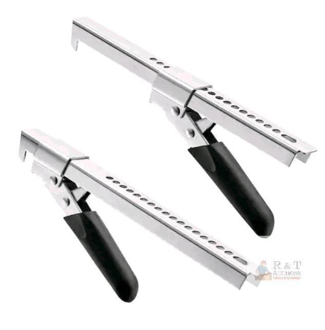 NEW ENHON Adjustable Stainless Steel Jar Opener Tools, 2 Pack, Arthritis Friendly, Ergonomic Grip