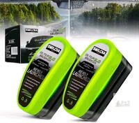 New Smilcha Automotive Oil Film Cleaning Brush, 2025 New 2.0 Green 2&times; 150ml Oil Film Wipe, Car Glass Oil Film Cleaner for Windshield, Oil Film Cleaning Brush, Glass Oil Film Remover, Improves Clarity