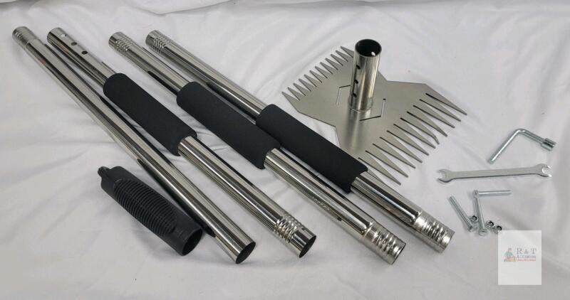 Aquatic Weed Cutter with 30" Stainless Steel Blade and Adjustable Handle