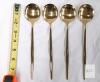new 16-Piece Modern Gold Stainless Steel Flatware Set &ndash; Mirror Finish, 4 Place Settings, Minimalist Design - 2