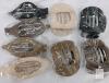 New 8pc French Flat Hairclips . - 2