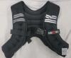 LEK&Auml;RO 12lb Adjustable Weighted Vest with Reflective Stripes & Detachable Phone Pouch, Black - 2