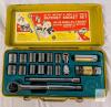 MISTERCRAFT 20-Piece Metric & SAE 3/8" Drive Ratchet Socket Set Japan, Model 220, Chrome Case