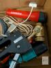Mixed Lot Hand Tools: Lenox Hole Saw, Eveready Flashlight, Staple Gun, Valve, Cables - 3