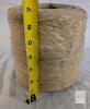 Large Natural Jute Twine Spool, Approx. 1/8" Diameter, 8"x8.5", Factory Wrapped, 3000&ndash;4000 ft - 2