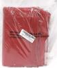 2 Pack Rectangle Tablecloth, Burgundy, 60 x 120 Inch, Stain-Resistant, New