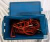 Box of 16 Heavy Duty 6" Red Vinyl-Coated Screw-In Utility Storage Hooks, Steel, Lag Thread