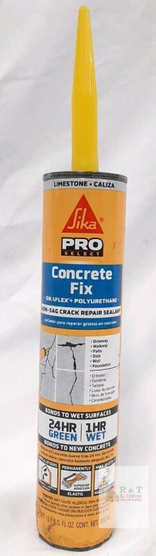 Sika Pro Select Sikaflex Concrete Fix Polyurethane Sealant, Limestone, 10.1 fl oz Tube
