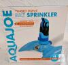 AquaJoe AJ-MSSBM Turbo Drive 360&deg; Rotating Sprinkler, 4 Spray Patterns, Up to 3740 Sq Ft