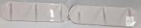 2-Pack Magnetic Key Holder, 3 Hooks Each, Magnetic Mount, White, 6.3"x2.1", ABS Plastic