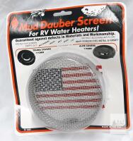 JCJ M-1800 Mud Dauber Screen &ndash; Stainless Steel, Fits 110mm Truma & Alde RV Water Heaters, USA Made