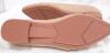new Indxsious WSD791 Women's Beige Pointed Toe Loafers, Slip-On, Size EU 43, Block Heel, New - 4