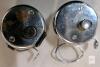 PLUS & Unbranded 4-Digit Metal Mechanical Hand Tally Counters, Chrome, Finger Rings, Lot of 2 - 2