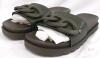 Women's Olive Chunky Chain Slide Sandals - Size US 9 / EU 40, TZ Shoes, Platform Sole