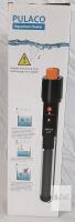 Pulaco PL-268 Aquarium Heater, 200W, Fits 20-50 Gal Tanks, Quartz Glass, Fully Submersible