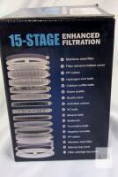 15-Stage Universal High Performance Water Filter, Multi-Layer Shower & Faucet Filtration System