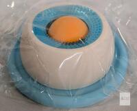 Cat Toy Ball Track &ndash; Interactive Plastic Design, 9.75" Diameter, Non-Slip Base