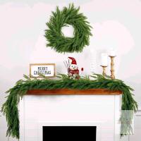 New 2 Pack Christmas Garlands Pine Garland Artificial Faux Greenery Garland for Holiday Indoor Outdoor Decor.