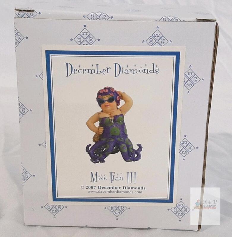 December Diamonds Miss Fan III Hanging Figurine, 2007, Model 55-90379, 'Ladies of the Sea' Series