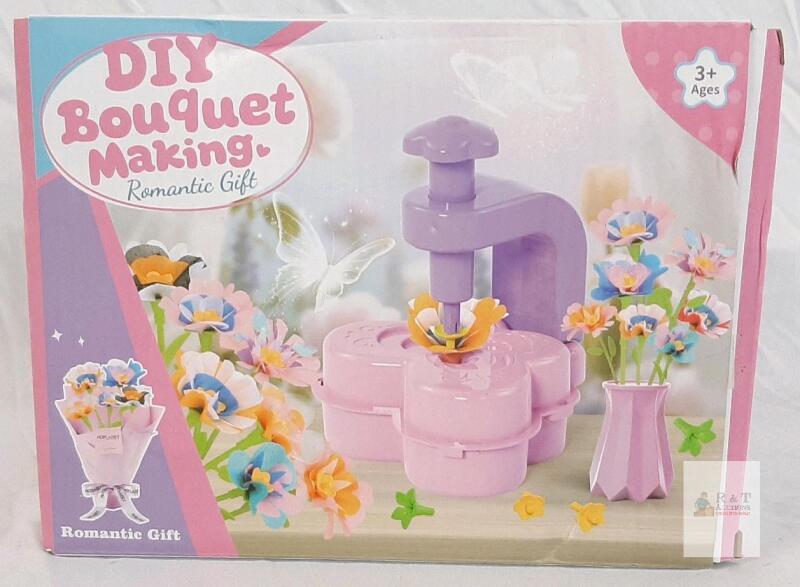 DIY Fabric Flower Bouquet Maker Kit &ndash; Ages 3+, Model 2629-T38A, Complete Set, X004QRT85R