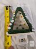Plug-In Ceramic Christmas Tree Night Light, 5.5&rdquo; Tall, Multi-Color, 120V, Rotating Base, C7 Bulb - 2