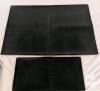 Universal Black Rubber All-Weather Cargo and Floor Mat Set, Raised Edges - 2