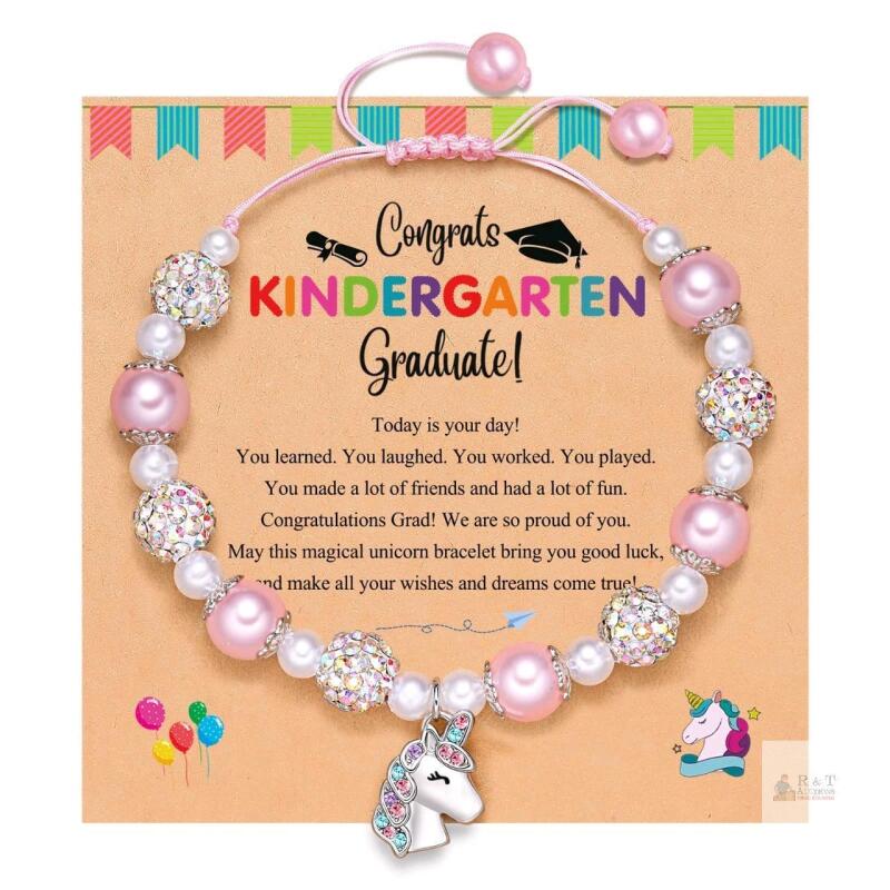 New Graduation Bracelet Preschool Kindergarten Graduation Gifts (unicorn