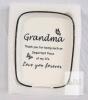 new Ceramic Spoon Rest with Sentimental "Grandma" Message and Butterfly Design