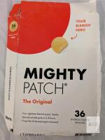Hero Mighty Patch Original, 36 Sterile Hydrocolloid Acne Patches, 12mm Diameter, Drug-Free