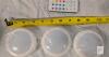 Wireless LED Puck Lights Set of 3, Multicolor, Remote, 4 in, Dimmable, Timer - 2