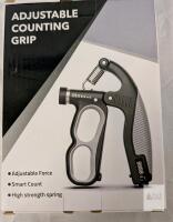 PowerGrip Adjustable Counting Grip, 10&ndash;150 kg Resistance, Digital Counter, Ergonomic Design