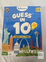 Skillmatics Guess in 10: American Cities Trivia Card Game, 2-6 Players, Ages 8+, 50 Game Cards