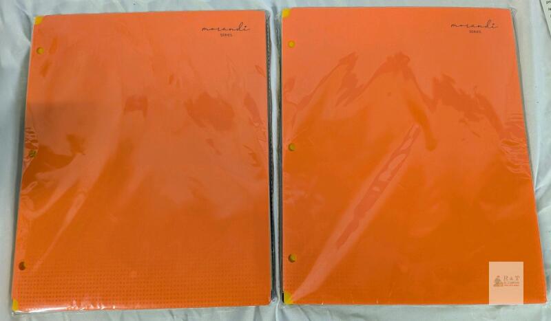 H4D Plastic Folders with 2 Pockets, Letter Size, 6 Pack, Morandi Colors