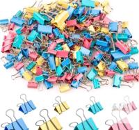 New 180pcs. Various Size Bi Der Clips . Various Sizes and Color