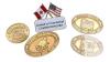 5 Casino Niagara Pin Badges : 3&times; Chinese New Year (Year of the Monkey & 2&times; Year of the Sheep), 2nd Birthday Commemorative Pin & United ib Friendship Pin