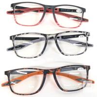 New 3-Pack Hubeye L1070 Sports Ultralight Flexible Reading Glasses, +0.00, With Drawstring Bag & Cleaning Cloth