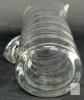 Clear Glass Mixing Pitcher with Stirrer, 20&ndash;32 oz, Pour Spout, Handle, Barware No chips or cracks. 11" tall. No maker's marks or stamps noted. - 3