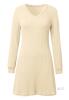 New Size MEDIUM Women's V Neck A Line Lightweight Knit Sweater Dress With Pockets
