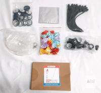 MISC NEW LOT 13-Piece Set Navy Blue 44L (1.1in) Leather Covered Buttons for Coats & Crafts