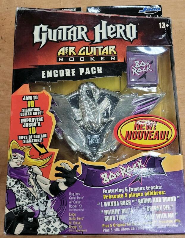 Guitar Hero Air Guitar Rocker Encore Pack &ndash; 80's Rock Expansion Cartridge & Belt Buckle