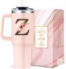 NEW Monogrammed 40oz Tumbler with Handle