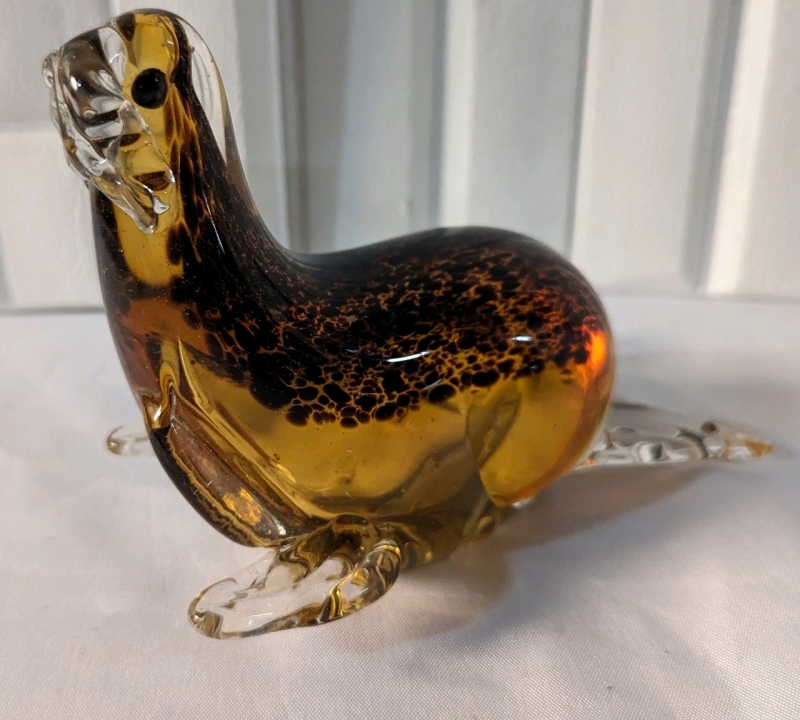 Art Glass Walrus