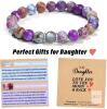New To  My Daughter Bracelet from Mom & Dad &ndash; Natural Imperial Jasper & Moonstone Bracelet &ndash; Gifts for Daughter, Teen Girls, Back-to-School, Graduation, Birthday - 2